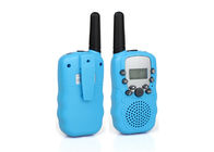 3~5KM Range Small Walkie Talkie Toy Blue Color With Loud And Clear Horn Sound