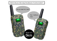 Child Friendly Design Camouflage Walkie Talkie With Channel Locked Function