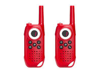 Red Outdoor Long Range 2 Way Radios Built In LED Torch / Portable Belt Clip