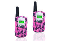 LCD Display Wireless Two Way Radio , Camouflage Pink Two Way Radios