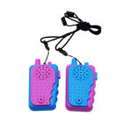 ABS Portable 0.5W 446MHZ Walkie Talkie Toy With Lanyard
