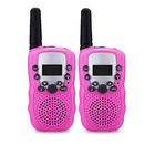 Pink 8 Channel Two Way GMRS 3Km Camping Walkie Talkies