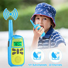 Blue New Walkie Talkies 8-22 Channel Two Way Radio for Kids Up to 3KM Range handy talkie