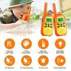 Free license orange 8-22 channels outdoor walkie talkie with LED light two way radio