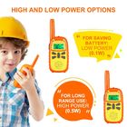 Free license orange 8-22 channels outdoor walkie talkie with LED light two way radio