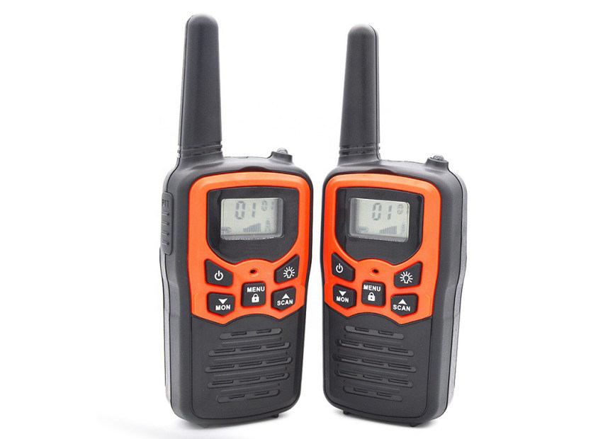 VOX Hands Free Rechargeable Walkie Talkies Friendly Material Blue