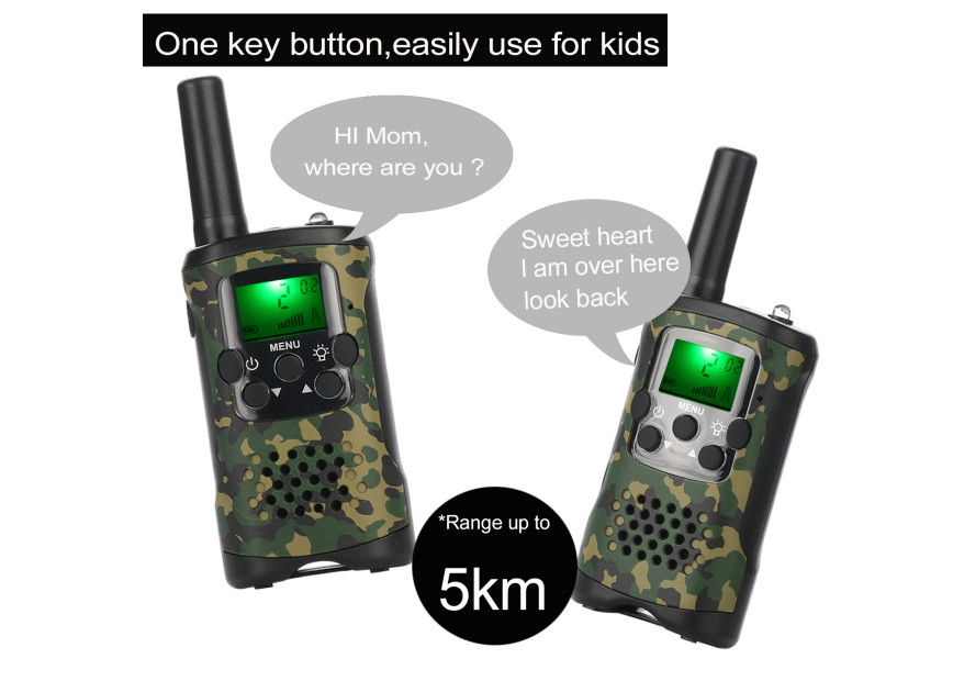 8-22 Channels Camouflage Walkie Talkie ABS Materail For Christmas Gift