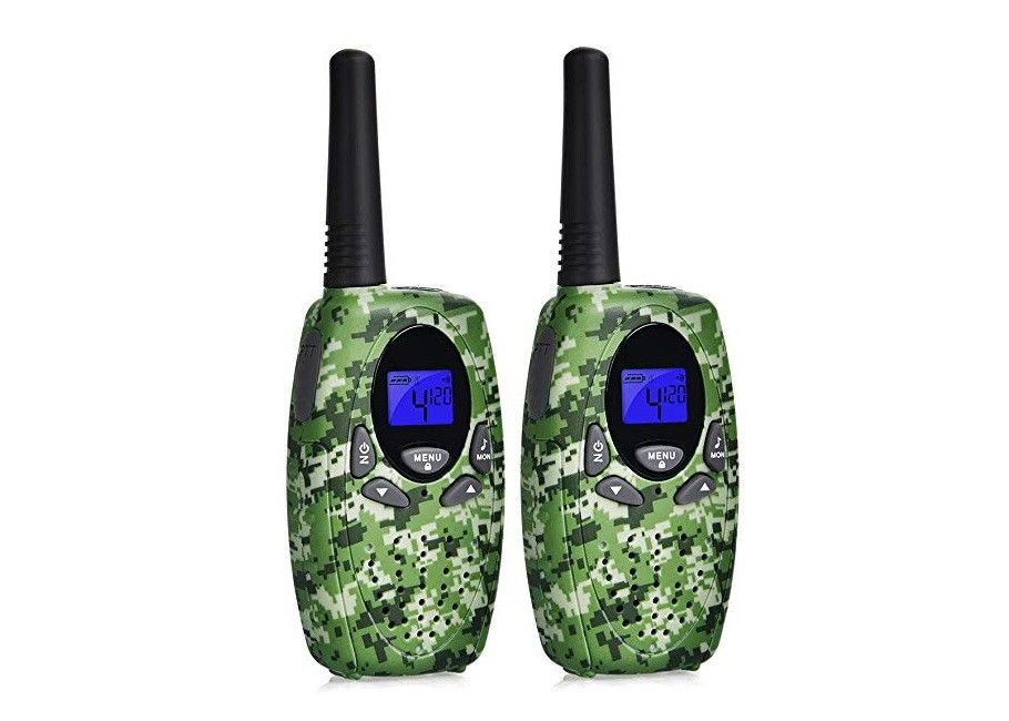 Camouflage Handheld Walkie Talkies 8-22 Channels With Auto Squelch Function