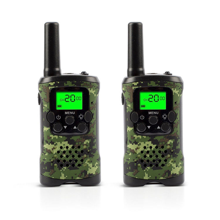 Mini 2 Way Radio Walkie Talkie 22 Channels Build In Flashlight Toy For 3-12 Years
