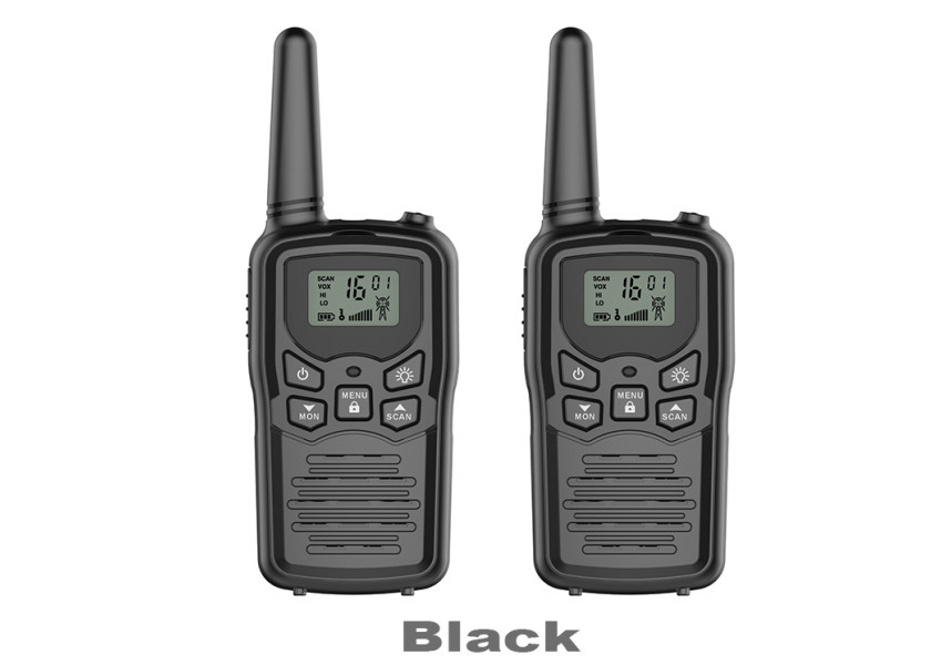 VOX Hands Free Rechargeable Walkie Talkies Friendly Material Blue