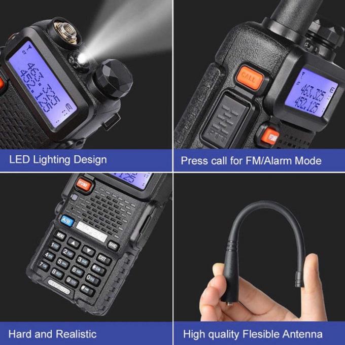 1800mAh Rechargeable ABS 128 Channels UHF Walkie Talkie 1