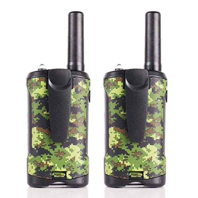 Childrens Camouflage Walkie Talkie With HD Sound Auto Squelch System