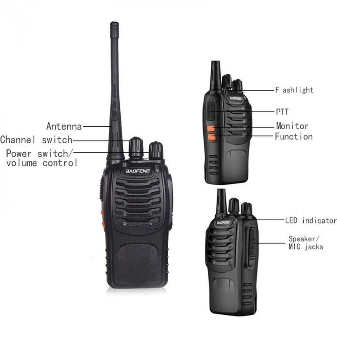 Outdoor Security Dual Band  5W UHF VHF Walkie Talkies 0
