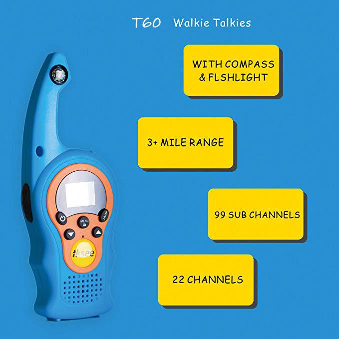 Hands Free Children's AAA Batteries Walkie Talkie Toy 2