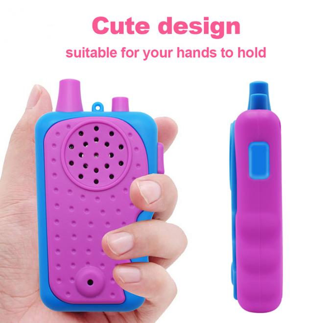 ABS Portable 0.5W 446MHZ Walkie Talkie Toy With Lanyard 0