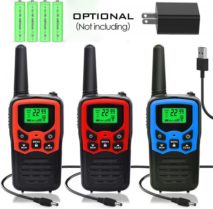 8 Channel 5 Mile ABS Long Range Walkie Talkies For Adults 0