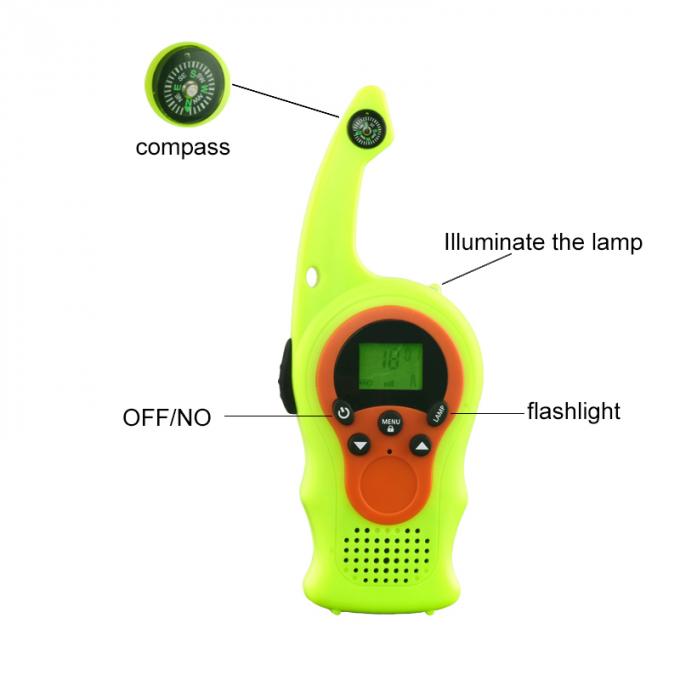 99 CTCSS OEM 0.5W 3km Kids Walkie Talkie With Flashlight Compass 0