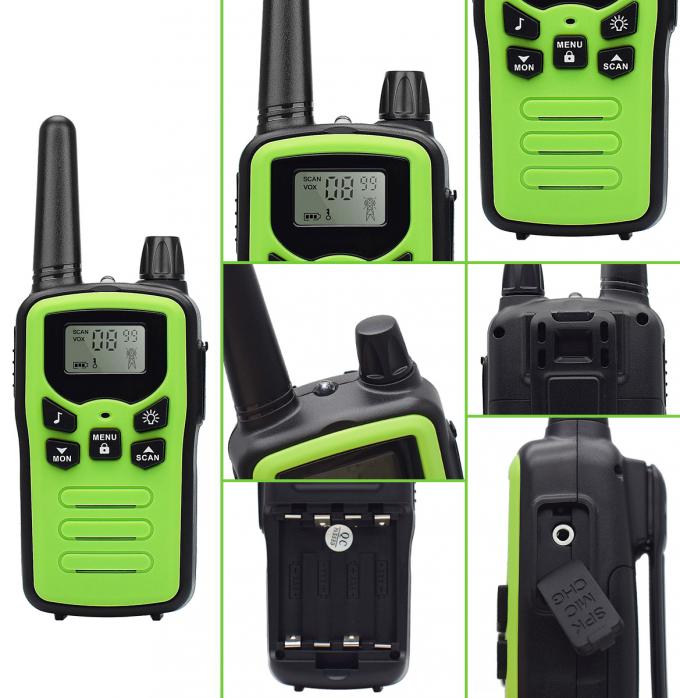 8 Channels 462mhz 3 Miles Rechargeable Walkie Talkies For Kids 0
