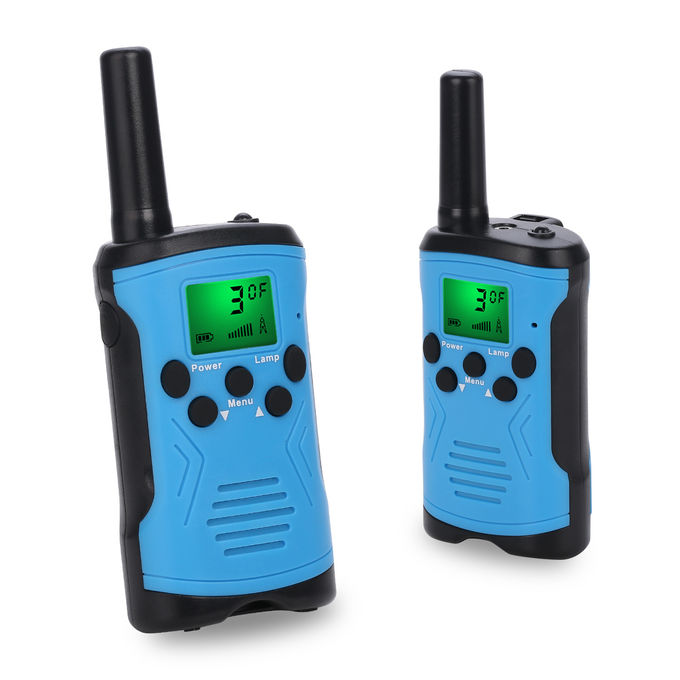 ABS 462MHz 0.5W 3AA Batteries Walkie Talkie Toy For Camping 9