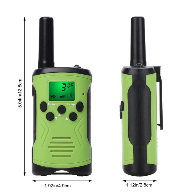 ABS 462MHz 0.5W 3AA Batteries Walkie Talkie Toy For Camping 8