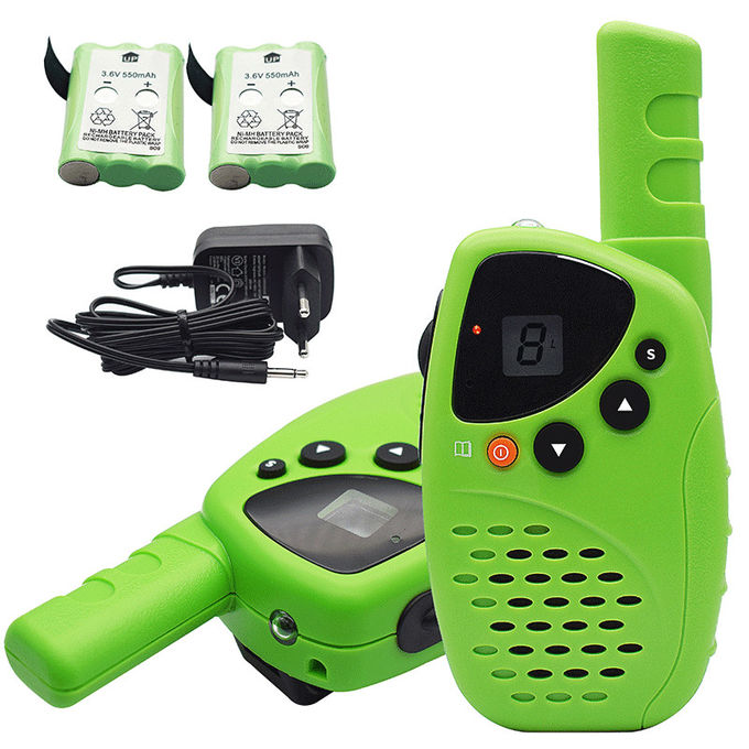 Long Range Rechargeable 0.5W Outdoor Walkie Talkie For Family Hiking 0